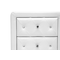 Baxton Studio Stella Crystal Tufted White Upholstered Modern Nightstand 98-4821 - alternate 4